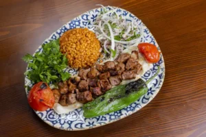 تشوب شيش (شيش لحم قطع صغيرة)