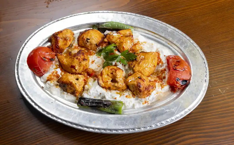 Alinazik Tavuk Kebap (Acılı/Acısız)